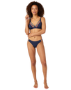 The Rip Curl Womens Day BreakC- D Tri Bikini Top in Navy