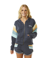 The Rip Curl Womens Surf Revival Zip Hoodie in Navy