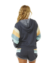 The Rip Curl Womens Surf Revival Zip Hoodie in Navy