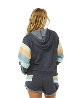 The Rip Curl Womens Surf Revival Zip Hoodie in Navy