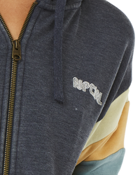 The Rip Curl Womens Surf Revival Zip Hoodie in Navy