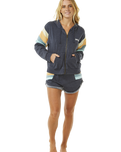 The Rip Curl Womens Surf Revival Zip Hoodie in Navy