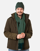 The Barts Mens Soho Scarf in Bottle Green