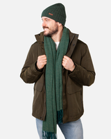 The Barts Mens Soho Scarf in Bottle Green