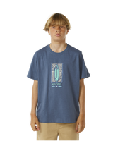 The Rip Curl Boys Boys Lost Islands T-Shirt in Vintage Navy