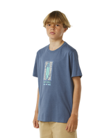 The Rip Curl Boys Boys Lost Islands T-Shirt in Vintage Navy