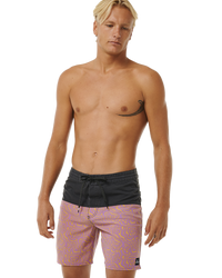 The Rip Curl Mens Mirage Downline Boardshorts in Clay