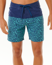 The Rip Curl Mens Mirage Downline Boardshorts in Washed Navy