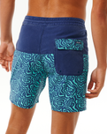 The Rip Curl Mens Mirage Downline Boardshorts in Washed Navy