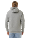 The Rip Curl Mens Icons Lines Zip Hoodie in Greym