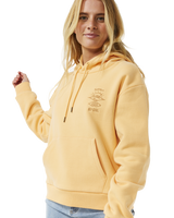 The Rip Curl Womens Search Icon Relaxed Hoodie in Orange