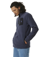 The Rip Curl Mens Anti-Series Search Polar Fleece in Purple Night