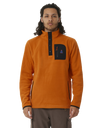 The Rip Curl Mens Anti-Series Search Polar Fleece in Orange Amber