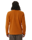 The Rip Curl Mens Anti-Series Search Polar Fleece in Orange Amber