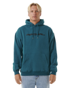 The Rip Curl Mens Dosed Up Hoodie in Trekking Green