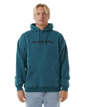 The Rip Curl Mens Dosed Up Hoodie in Trekking Green