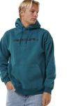 The Rip Curl Mens Dosed Up Hoodie in Trekking Green