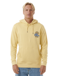 The Rip Curl Mens SWC Hays & Razed Hoodie in Straw