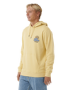 The Rip Curl Mens SWC Hays & Razed Hoodie in Straw