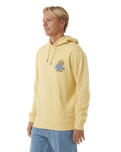 The Rip Curl Mens SWC Hays & Razed Hoodie in Straw