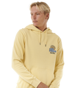 The Rip Curl Mens SWC Hays & Razed Hoodie in Straw