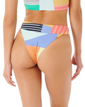 The Rip Curl Womens Day Break Skimpy Bikini Bottoms in Multi Colour