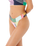 The Rip Curl Womens Day Break Skimpy Bikini Bottoms in Multi Colour