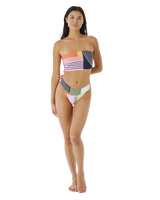 The Rip Curl Womens Day Break Skimpy Bikini Bottoms in Multi Colour