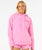 The Rip Curl Womens Surf Puff Heritage Hoodie in Pink