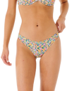 The Rip Curl Womens Afterglow Floral Full Bikini Bottoms in Multi