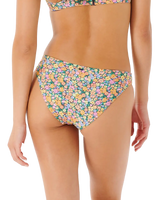 The Rip Curl Womens Afterglow Floral Full Bikini Bottoms in Multi