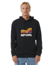 The Rip Curl Mens Surf Revival Capture Hoodie in Black