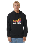 The Rip Curl Mens Surf Revival Capture Hoodie in Black