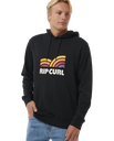 The Rip Curl Mens Surf Revival Capture Hoodie in Black