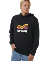 The Rip Curl Mens Surf Revival Capture Hoodie in Black