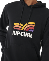 The Rip Curl Mens Surf Revival Capture Hoodie in Black