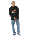 The Rip Curl Mens Surf Revival Capture Hoodie in Black