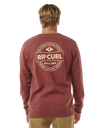 The Rip Curl Mens Stapler Sweatshirt in Apple Butter