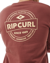 The Rip Curl Mens Stapler Sweatshirt in Apple Butter