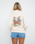 Wild Bloom Hoodie in Bone