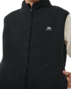 The Rip Curl Mens Quest Polar Fleece Gilet in Black