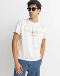 Flyer Band T-Shirt in Vintage White