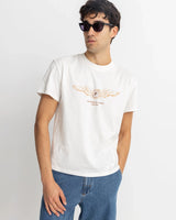 Flyer Band T-Shirt in Vintage White