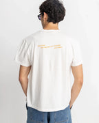 Flyer Band T-Shirt in Vintage White