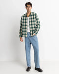 Plaid Flannel Shirt in Green