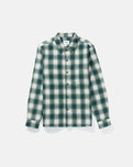 Plaid Flannel Shirt in Green