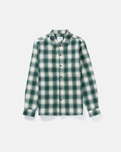 Plaid Flannel Shirt in Green