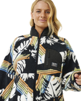 The Rip Curl Womens High Tide Hoffman Zip Fleece in Multi Colour