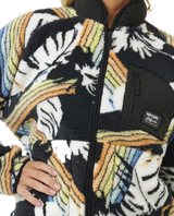 The Rip Curl Womens High Tide Hoffman Zip Fleece in Multi Colour