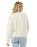 The Rip Curl Womens Hoffman Relaxed Sweatshirt in Bone